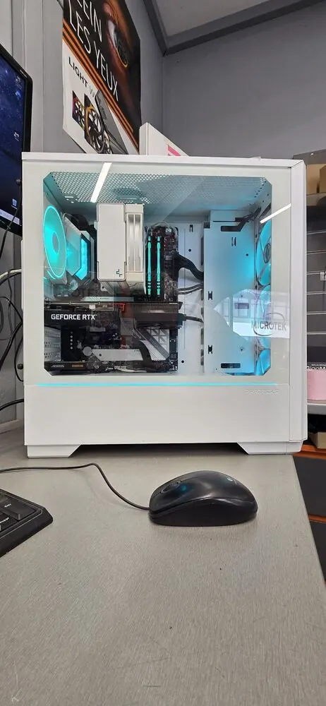 Le même PC remonté et en fonctionnement